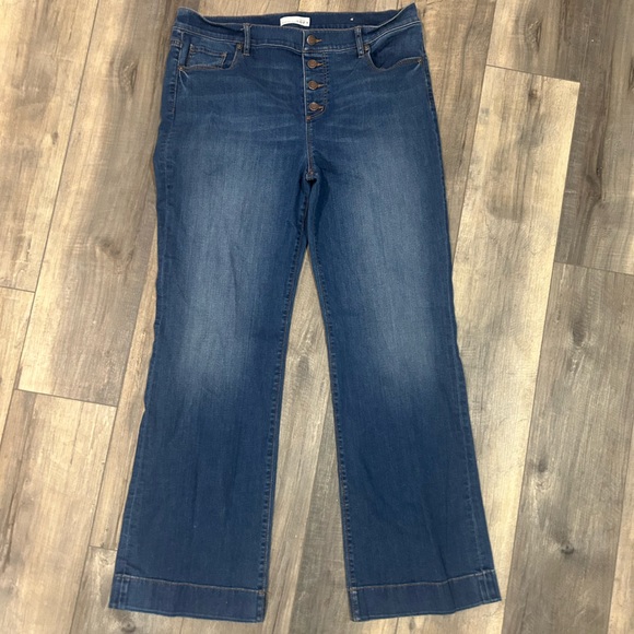 Talbots Denim - Size 32/14 Women’s Cuffed Bootcut Jeans
